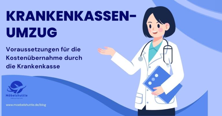 Krankenkassenumzug: übernimmt Umzugskosten?