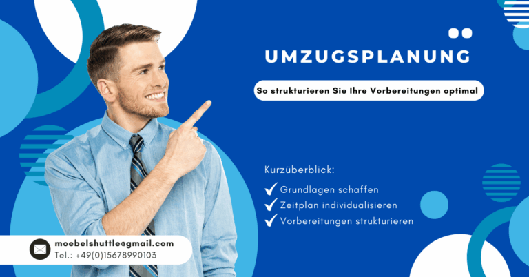 Umzugsplanung: Zeitplan erstellen