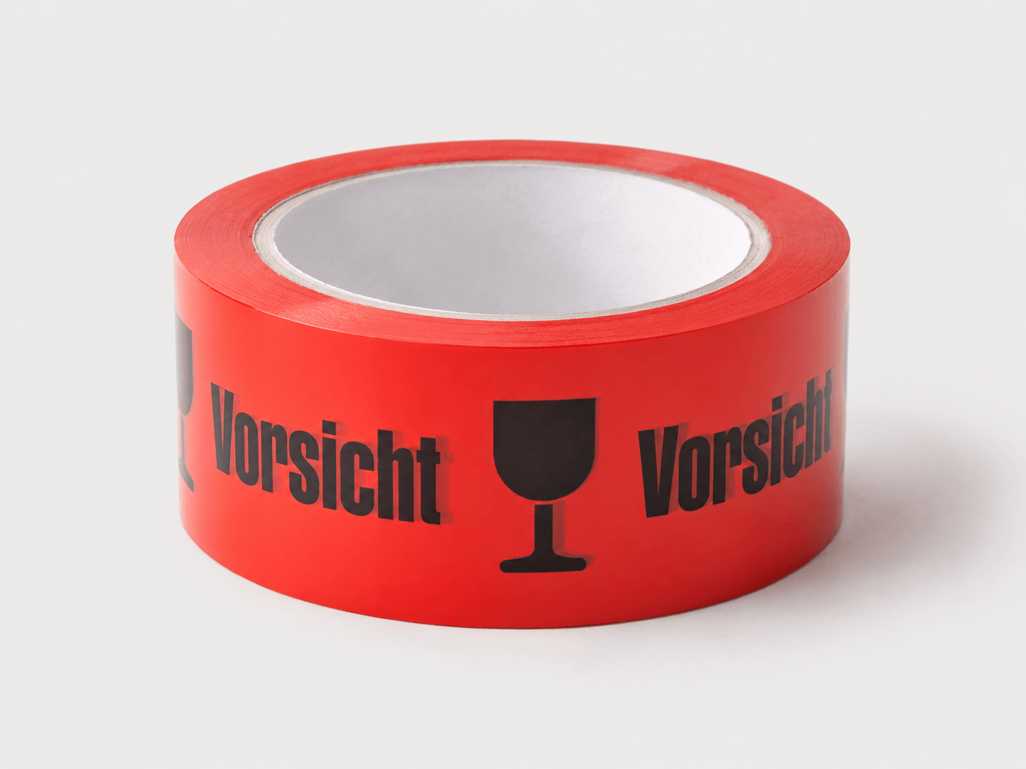 Klebeband „Vorsicht Glas“